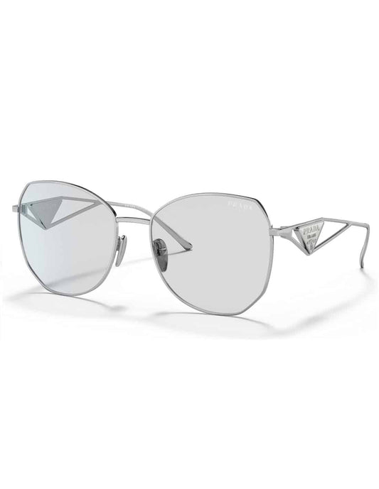 Lentes de sol SPR 57YS 1BC-07D Butterfly Shape Gray Silver