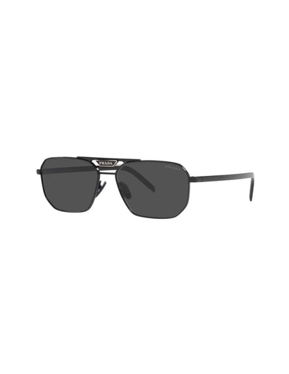 Lentes de sol SPR 58Y 1AB-5S0 Square Shape Black Gray