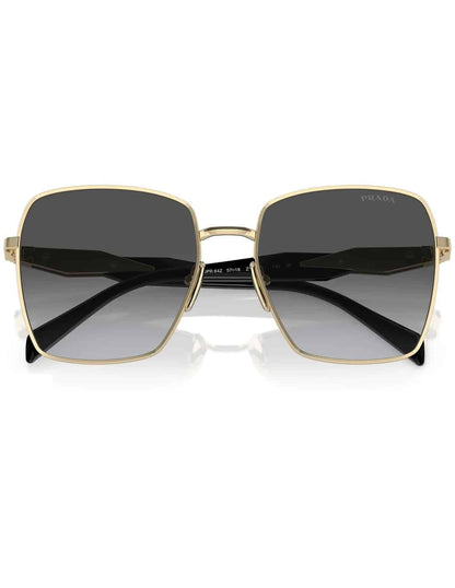 Lentes de sol SPR 64Z ZVN-5W1 Square Shape Gold Gray Shaded