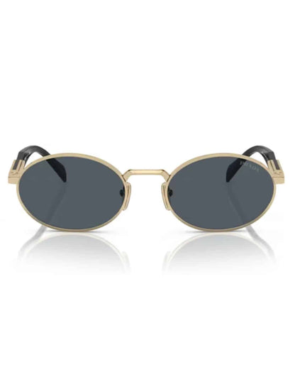 Lentes de sol SPR 65ZS ZVN-09T Oval Shape Pale Gold Dark Grey