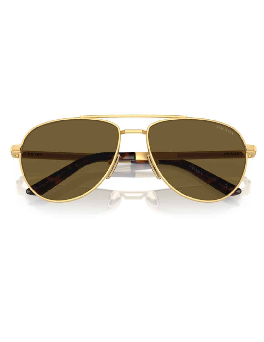 Lentes de sol SPR A54 1BK-01T Aviator Coffee Gold 2