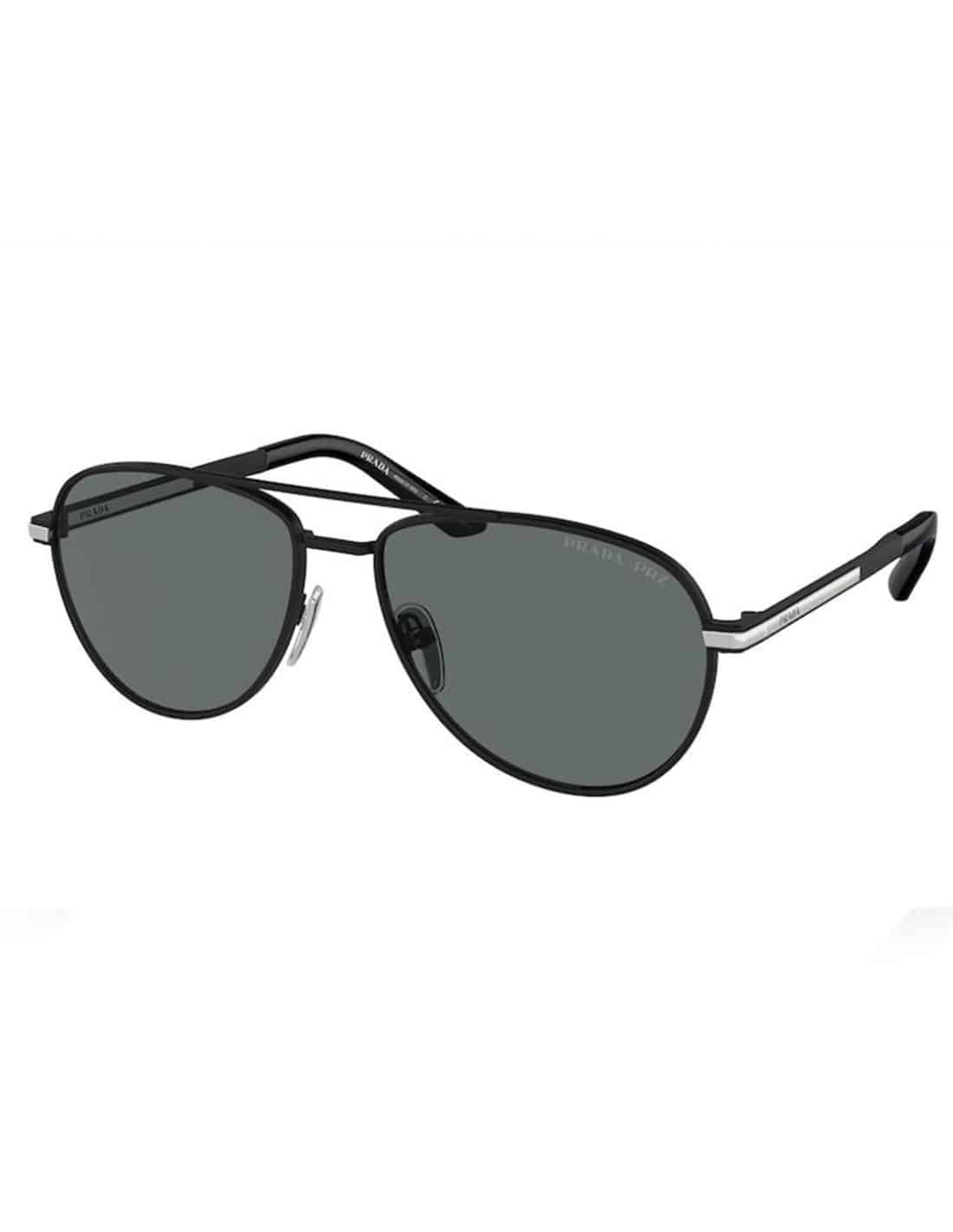 Lentes de sol SPR A54 1BO-5Z1 Aviator Gray Black Polarized