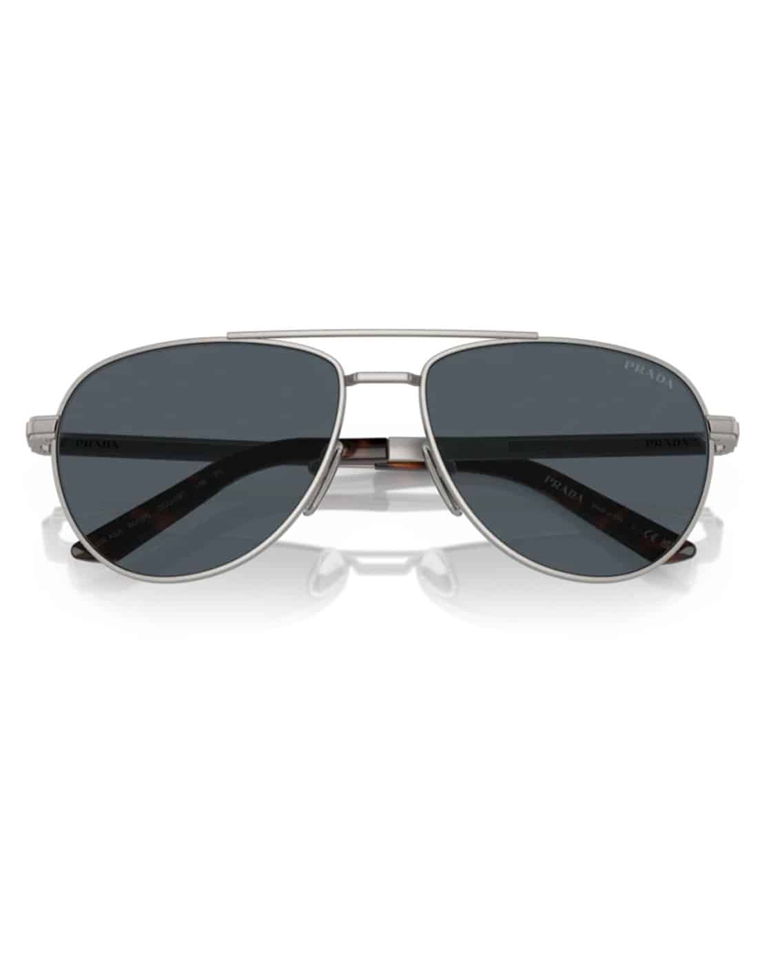 Lentes de sol SPR A54 7CQ-09T Aviator Matte Black Grey 2