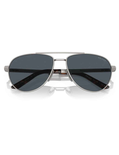 Lentes de sol SPR A54 7CQ-09T Aviator Matte Black Grey 2