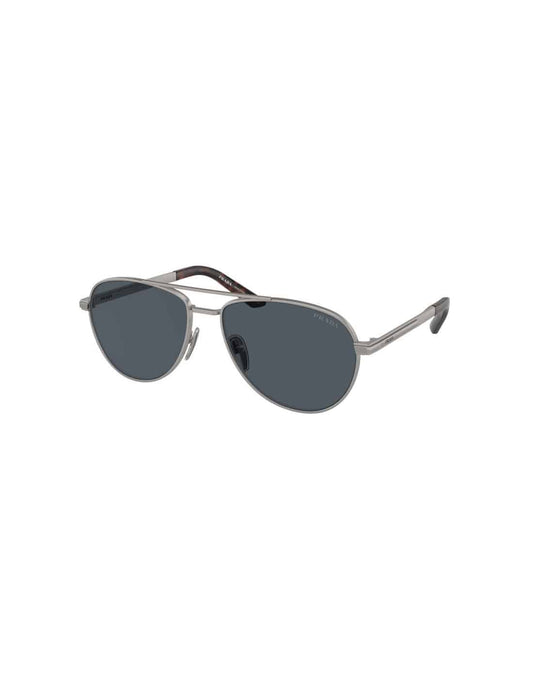 Lentes de sol SPR A54 7CQ-09T Aviator Matte Black Grey
