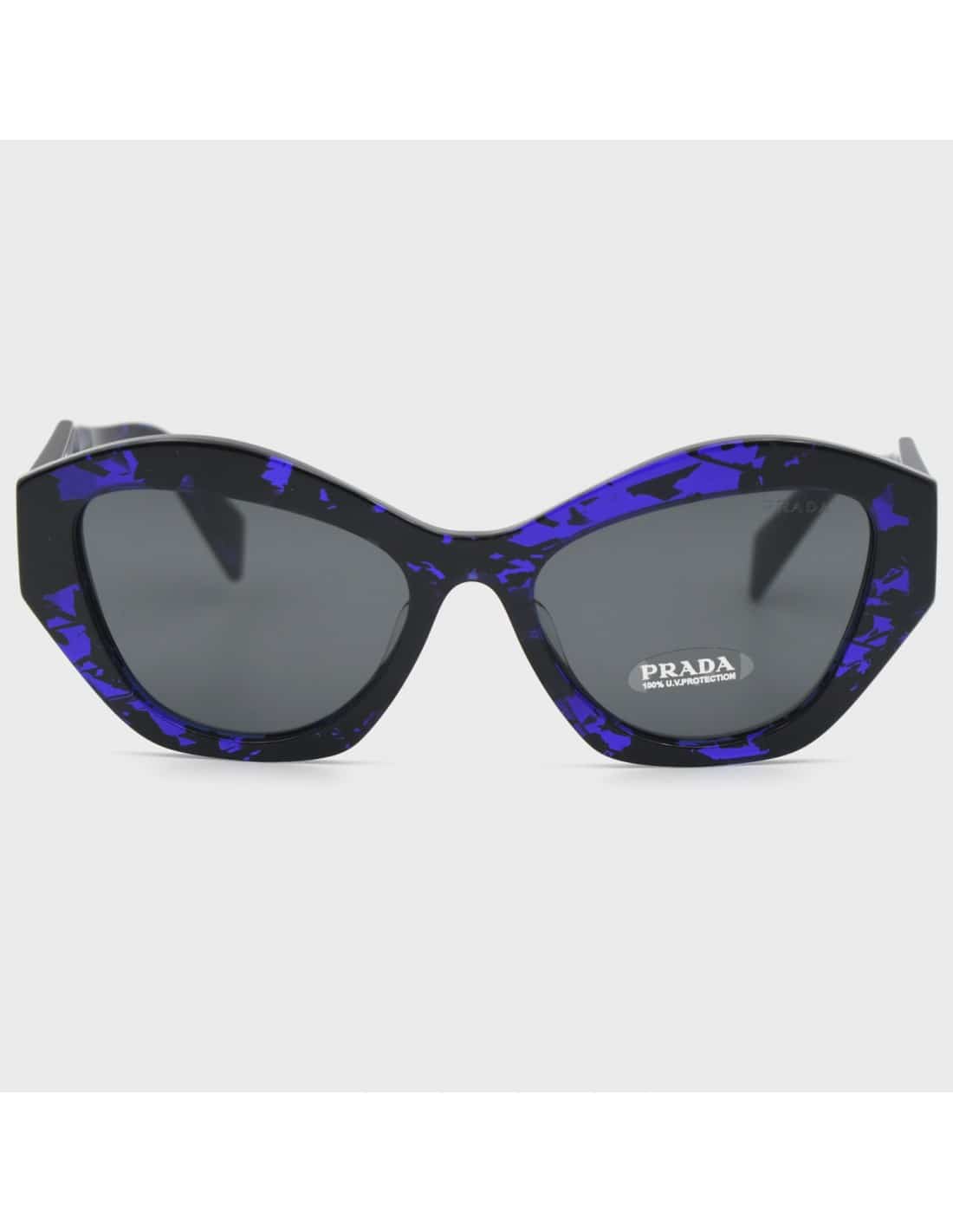 Lentes de sol SPR07Y 05V-5S0 Symbole Abstract Negro Morado