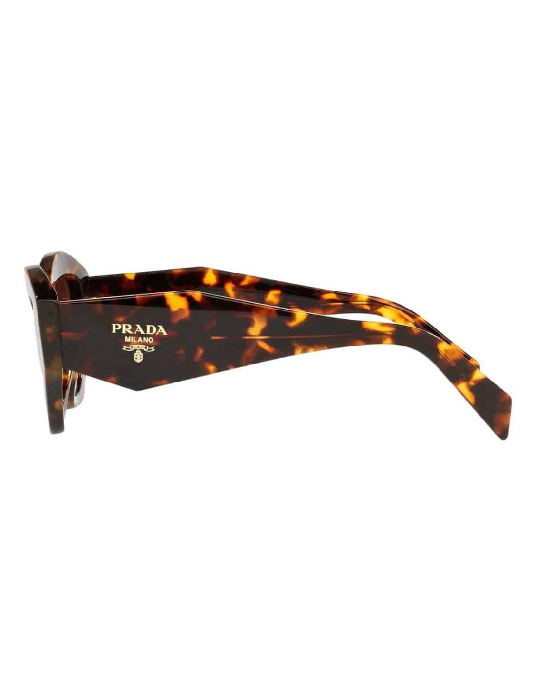 Lentes de sol SPR07Y VAU-6S1 Symbole Abstract Carey Cafe Degradado