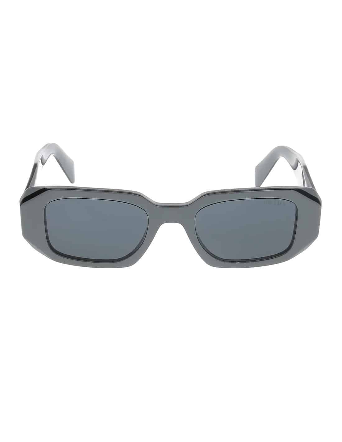 Lentes de sol SPR17WS 11N-09T Symbole Rectangle Dark Grey