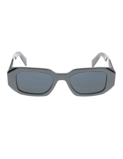 Lentes de sol SPR17WS 11N-09T Symbole Rectangle Dark Grey