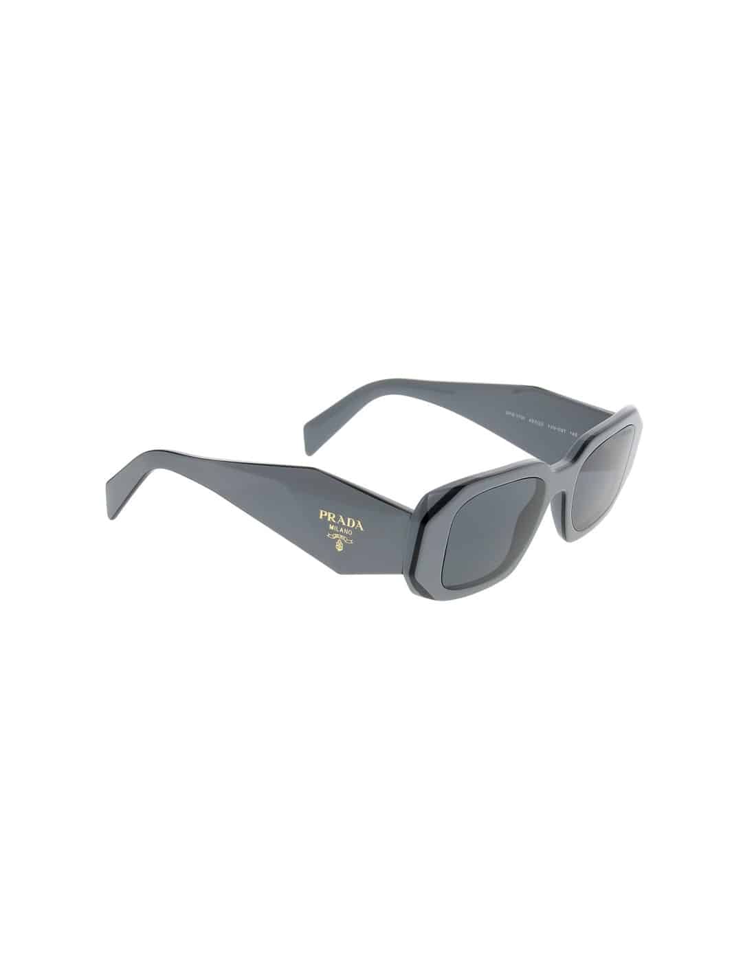 Lentes de sol SPR17WS 11N-09T Symbole Rectangle Dark Grey