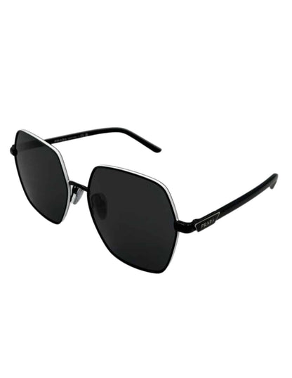 Lentes de sol SPR56Y 1AB-5S0 Hexagon Shape Negro Gris