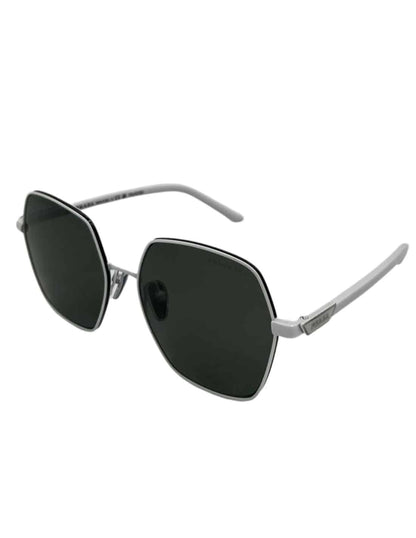 Lentes de sol SPR56Y 461-5Z1 Hexagon Shape Blanco Gris