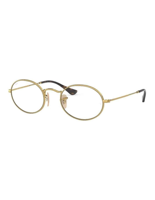 Lentes oftálmicos RB3547V 2500 Oval Optics Dorado Habana