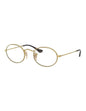 Lentes oftálmicos RB3547V 2500 Oval Optics Dorado Habana