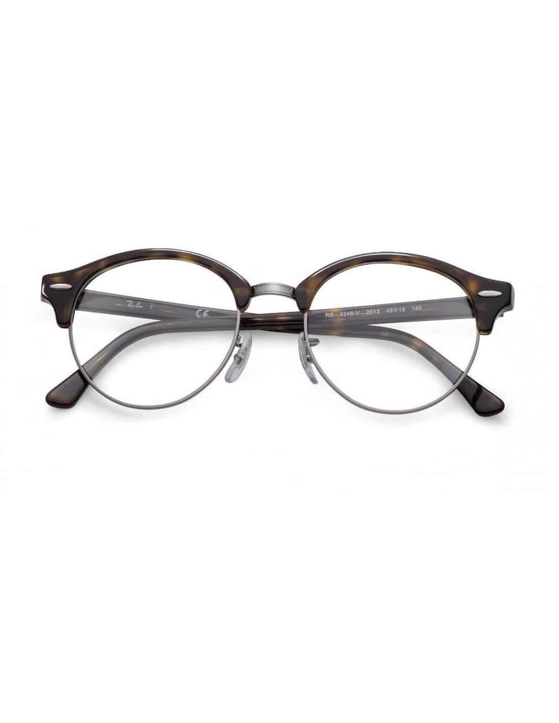 Lentes oftálmicos RB4246V 2012 Clubround Optics Carey Plata - vista 2