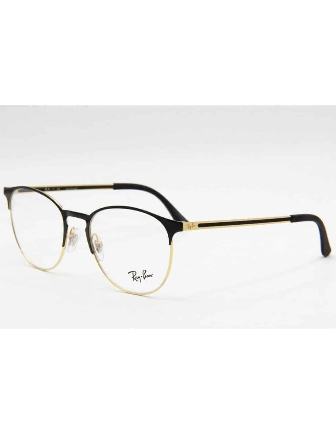 Lentes oftálmicos RB6375 2890 Round Metal Dorado Negro - vista 2