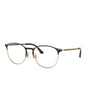 Lentes oftálmicos RB6375 2890 Round Metal Dorado Negro