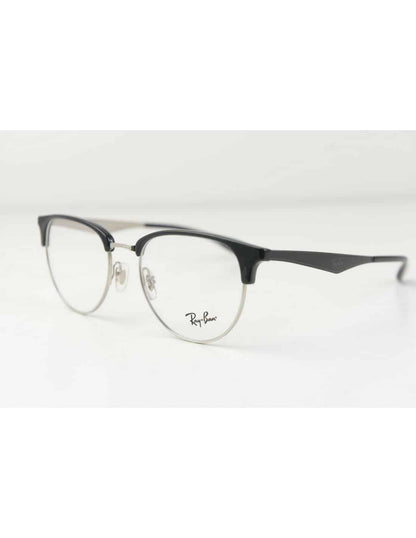 Armazón oftálmico RB6396 2932 Clubmaster Negro Plateado - vista 2