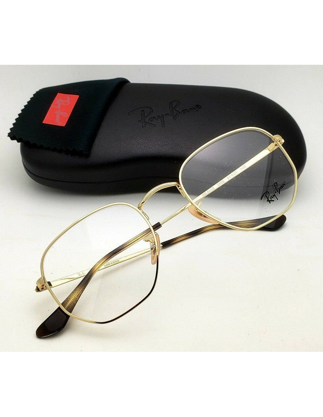 Lentes oftálmicos RB6448 2500 Hexagonal Optics Dorado - vista 2