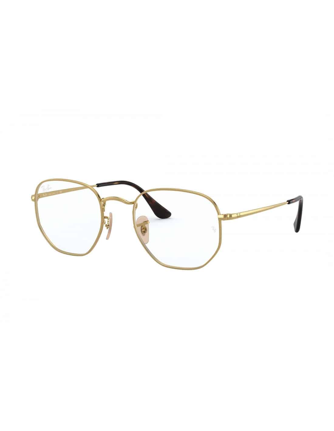 Lentes oftálmicos RB6448 2500 Hexagonal Optics Dorado