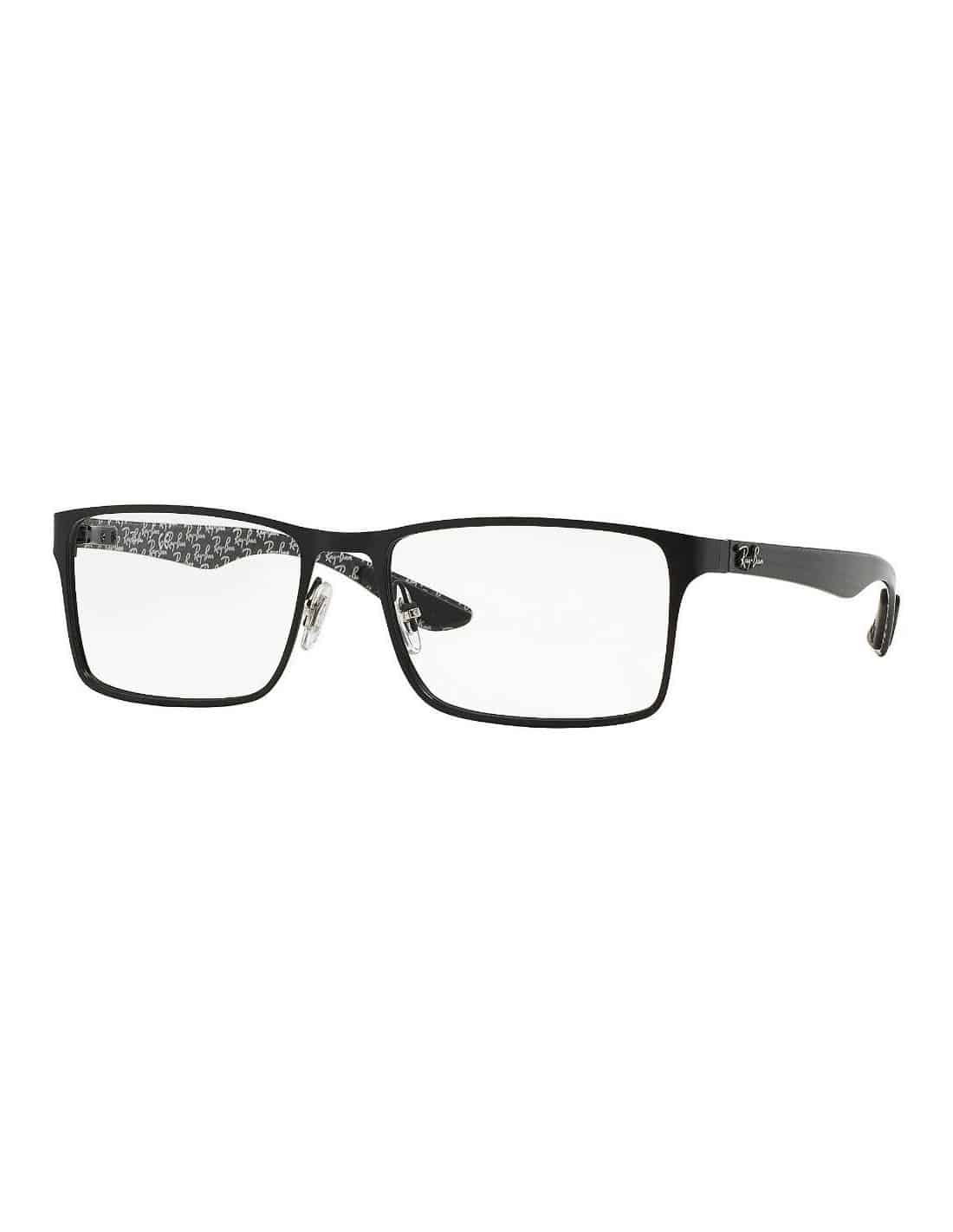 Armazón oftálmico RB8415 2848 Square Negro Fibra de Carbono