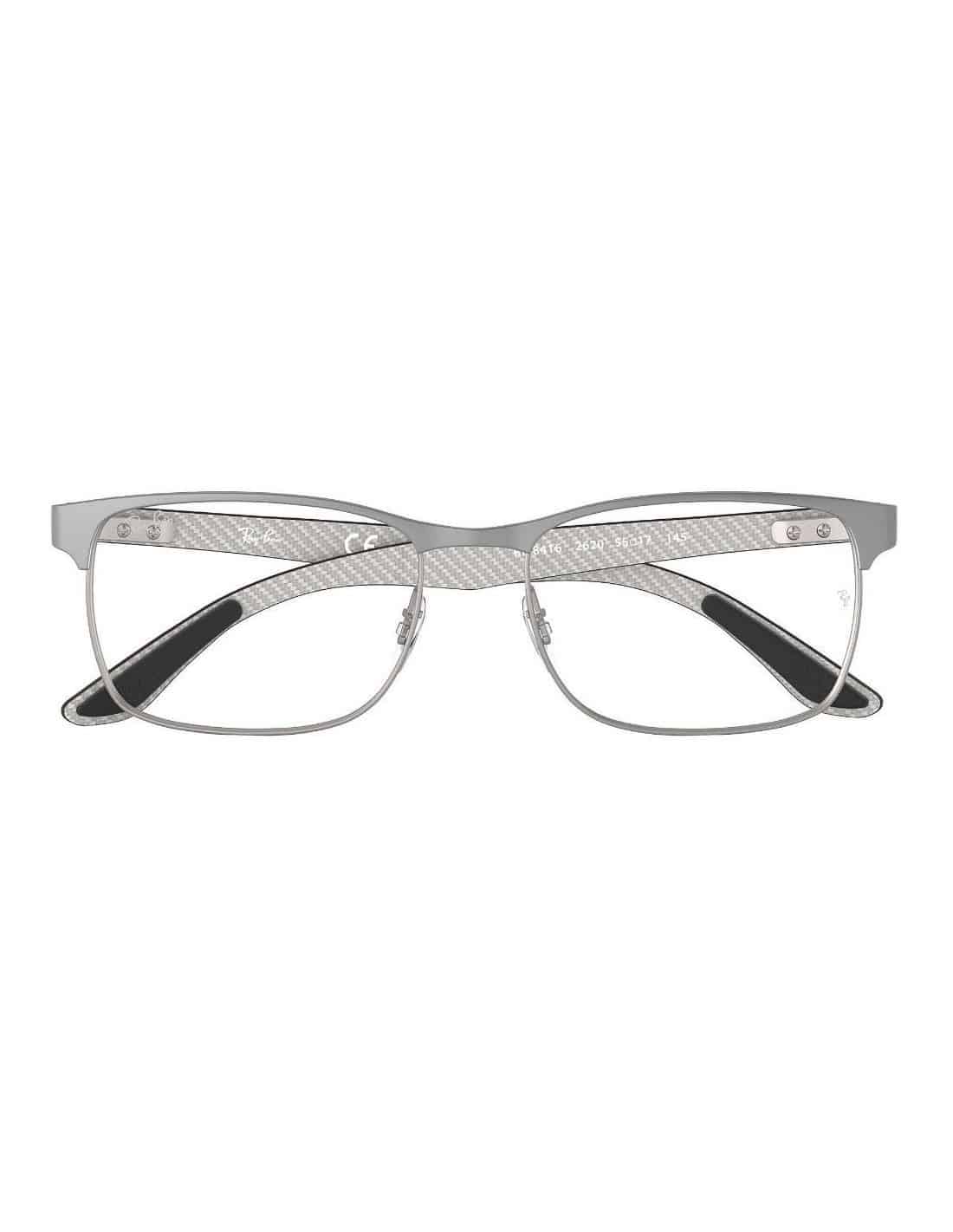 Lentes oftálmicos RB8416 2620 Gris Fibra de Carbono - vista 2