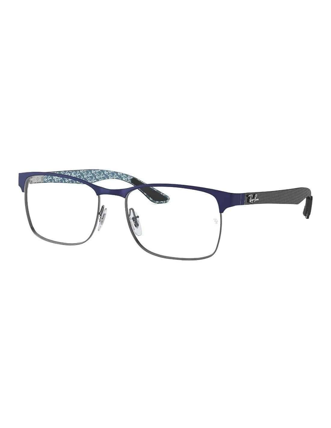 Lentes oftálmicos RB8416 2914 Azul Fibra de Carbono