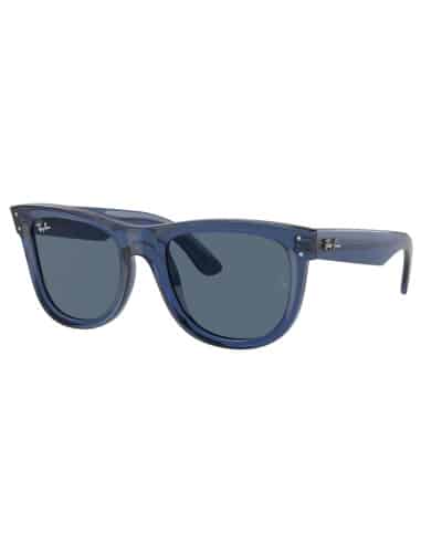 Lentes de sol RB0502S 67083A Wayfarer Reverse Transparent Navy Blue imagen 1