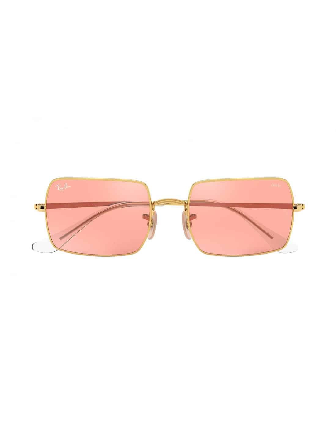 Lentes de sol RB1969 001/3E Rectangle Rosa Espejo Dorado - vista 2