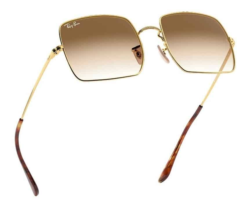 Lentes de sol RB1971 914751 Square Café Degradado Dorado - vista 4