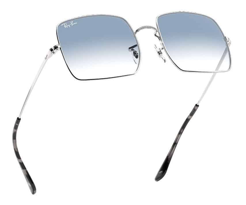 Lentes de sol RB1971 91493F Square Azul Degradado Dorado - vista 3