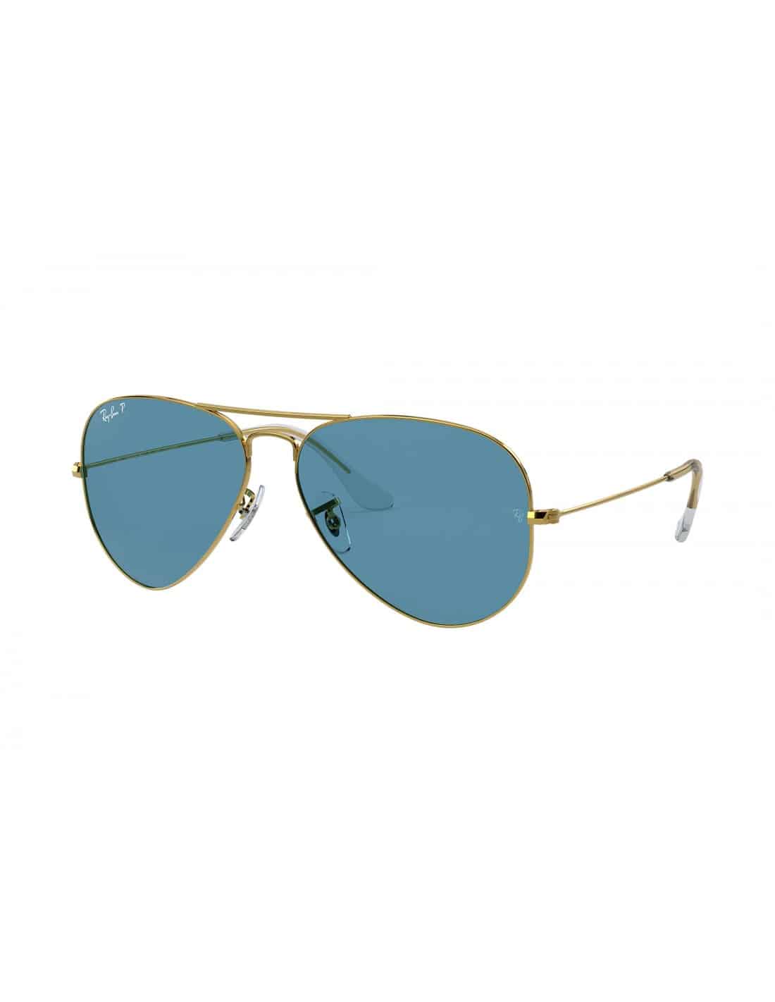 Lentes de sol RB3025 9196/S2 Aviator Blue Legend Polarizado Transparente - Vista 1