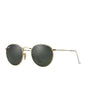 Lentes de sol RB3447N 001 Round Metal Negro G-15 Dorado