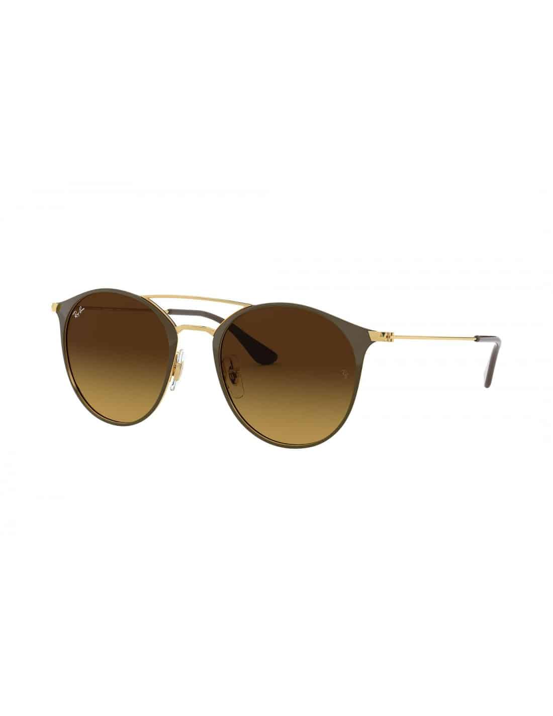 Lentes de sol RB3546 900985 Round Metal Highstreet Café Degradado