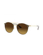 Lentes de sol RB3546 900985 Round Metal Highstreet Café Degradado