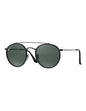 Lentes de sol RB3647N 002/58 Round Double Bridge Negro Polarizado