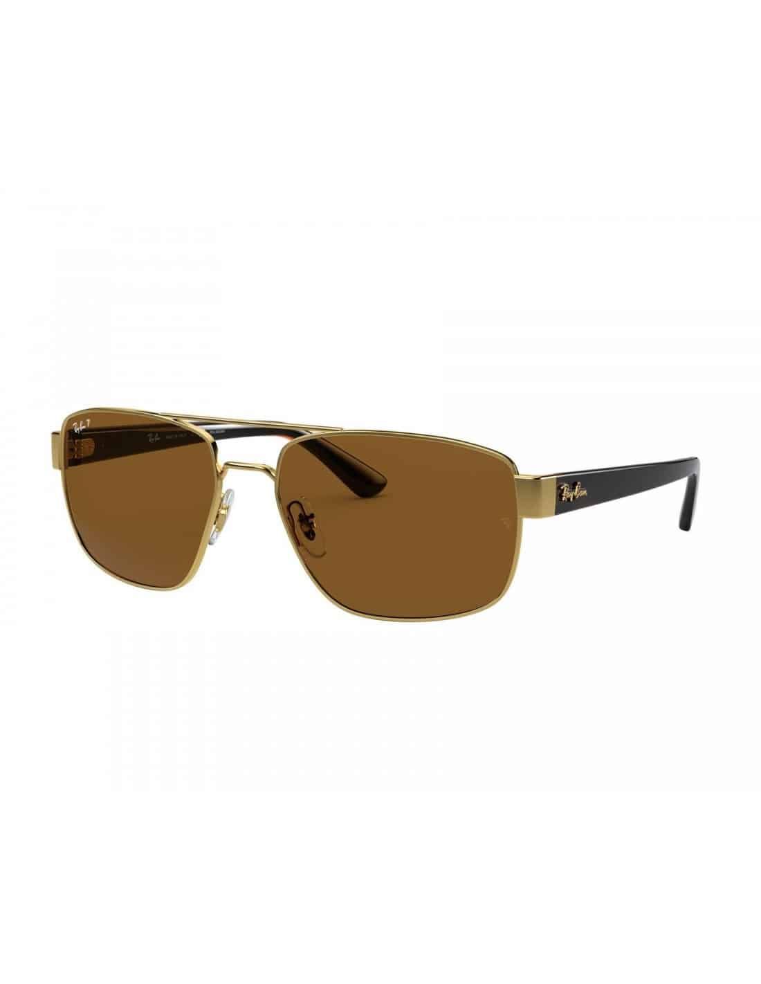 Lentes de sol RB3663 001/57 Square Shape Cafe B-15 Polarizado imagen 1