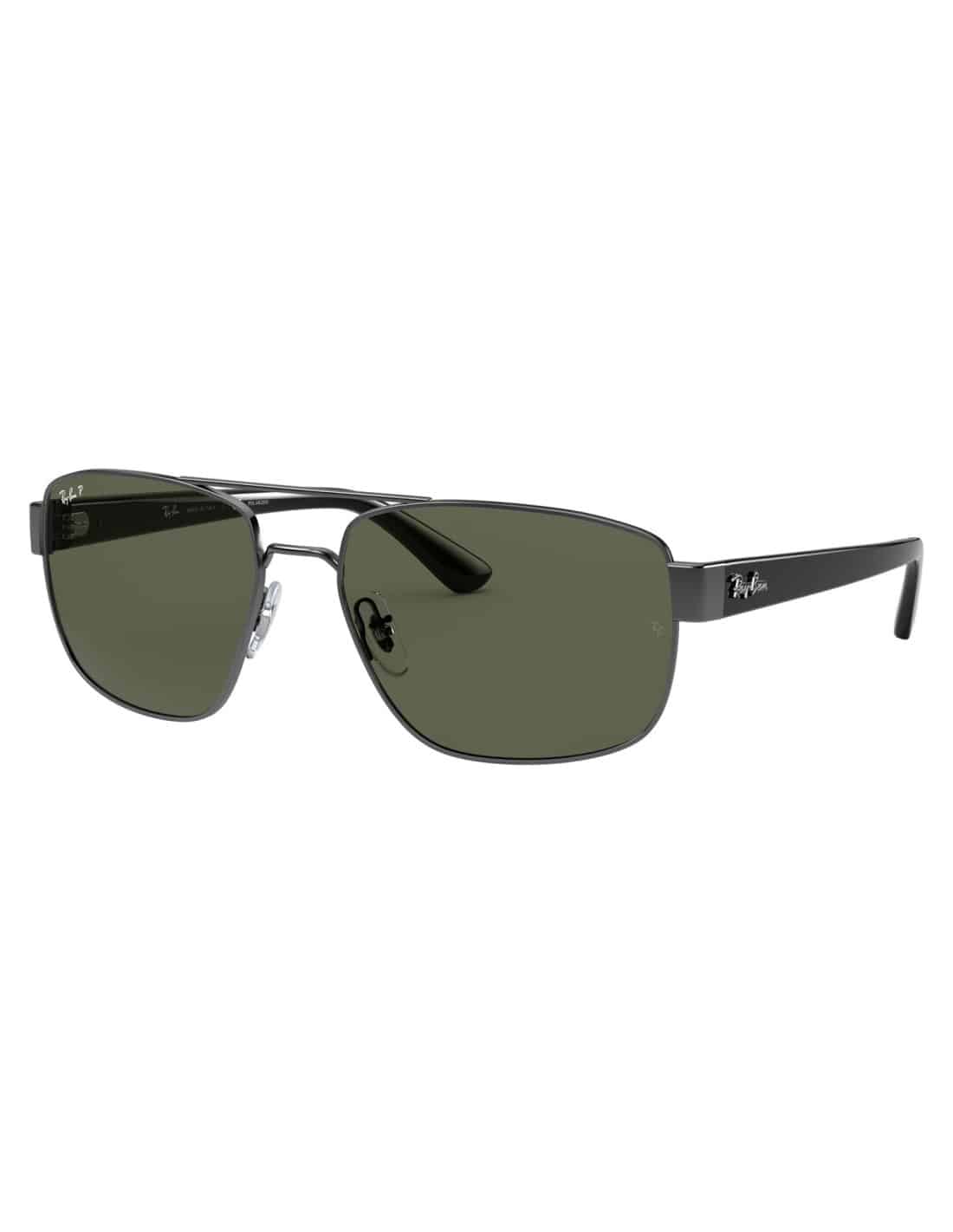 Lentes de sol RB3663 004/58 Square Shape Negro Gris Polarizado