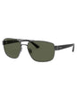 Lentes de sol RB3663 004/58 Square Shape Negro Gris Polarizado