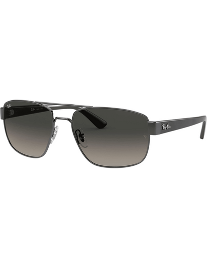 Lentes de sol RB3663 004/71 Square Shape Gris Degradado Plateado Negro