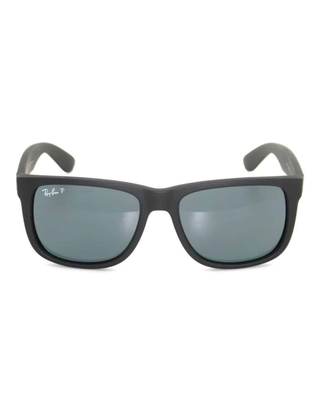 Lentes de sol RB4165 622/2V Justin Azul Polarizado Negro Mate vista 2