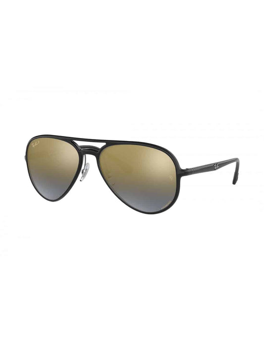 Lentes de sol RB4320-CH 601/J0 Aviator Chromance Espejo Degradado Negro