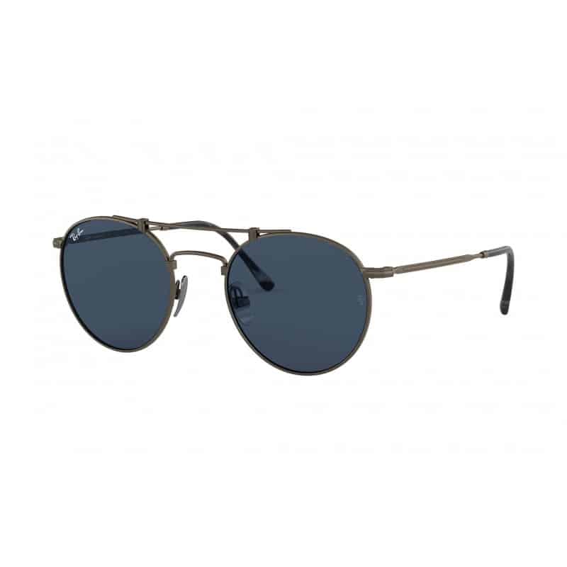 Lentes de sol RB8147 9138T0 Round Titanium Azul Pewter imagen 1