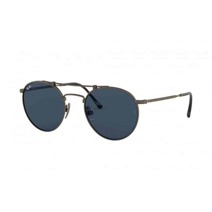 Lentes de sol RB8147 9138T0 Round Titanium Azul Pewter imagen 1