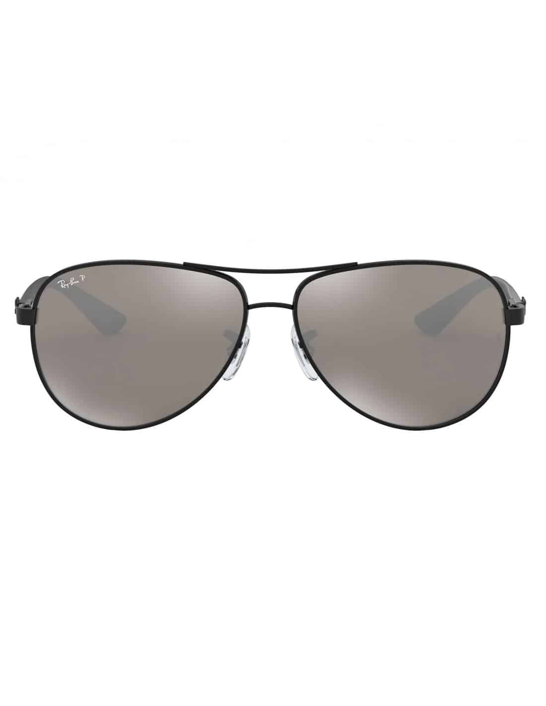 Lentes de sol RB8313 002/K7 Aviator Fibra de Carbono Plata Espejo - vista 2