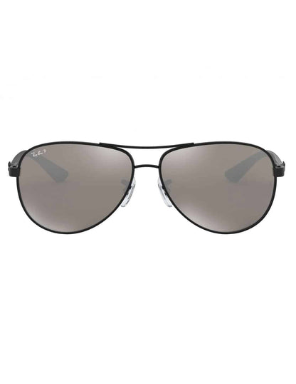 Lentes de sol RB8313 002/K7 Aviator Fibra de Carbono Plata Espejo - vista 2