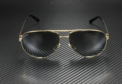Lentes de sol GG0137S 002 Aviador Plata Espejo Dorado