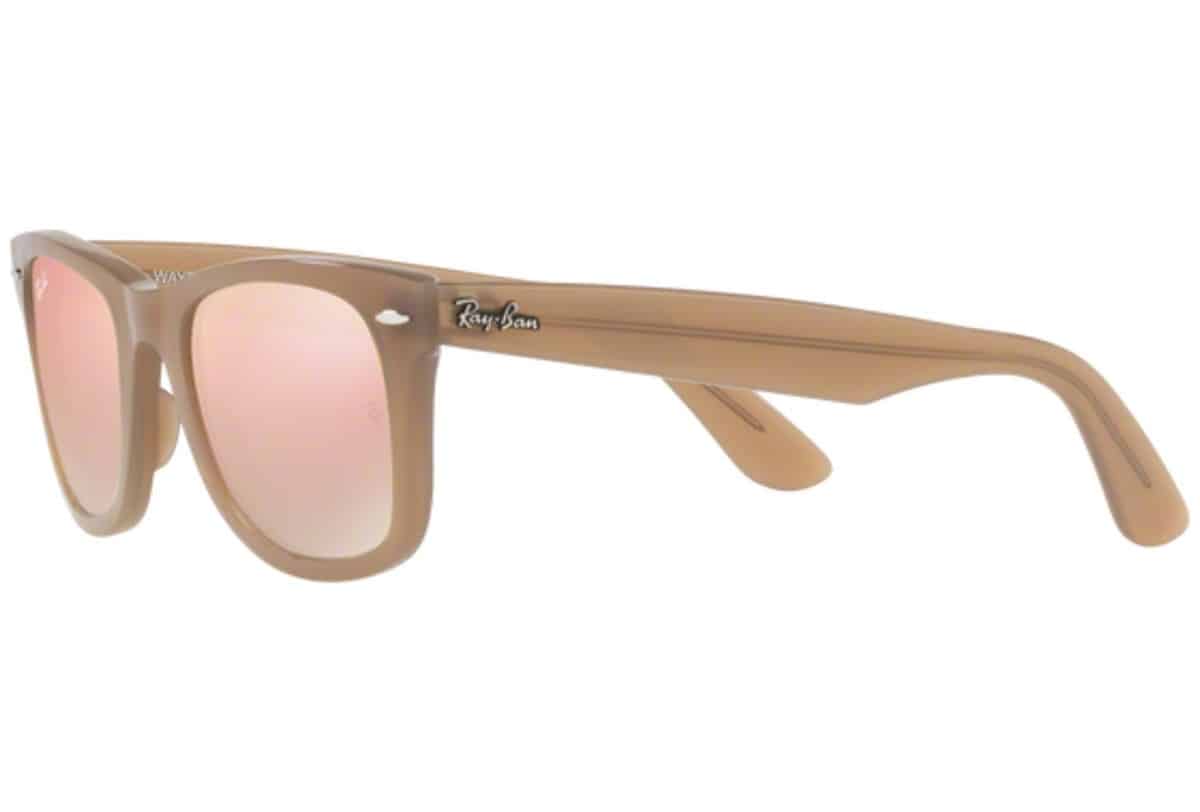 Lentes de sol Rb4340 61667y Wayfarer Ease Rosa Degradado Marrón - Vista 2