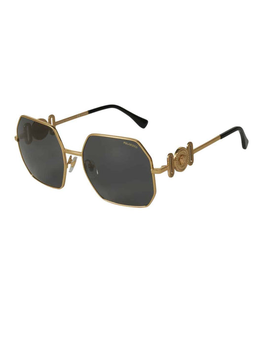 Lentes de sol VE2248 100281 Square Shape Gold Polarized